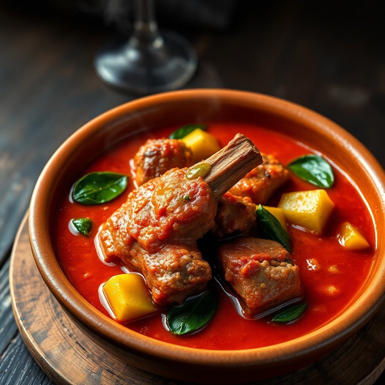 Guiso de Costillas de Cerdo con Calabacín y Espinacas