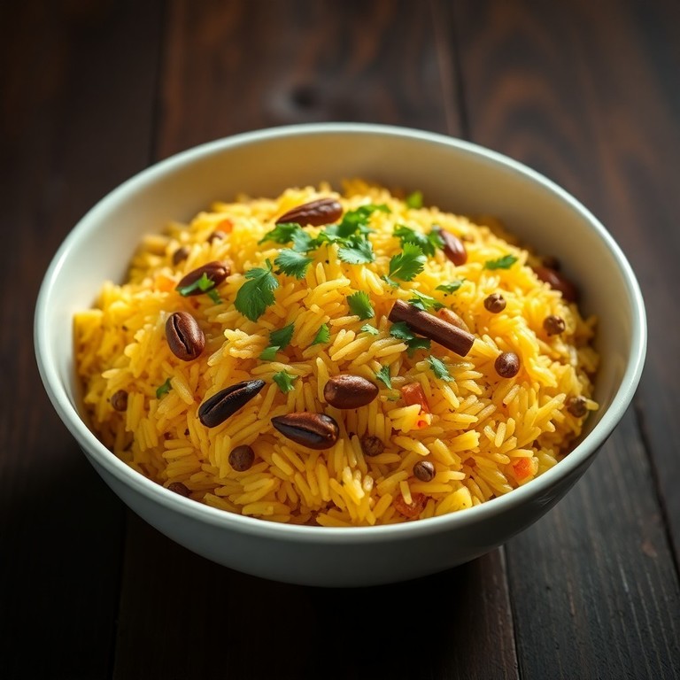 Aromatischer Indischer Gewürz-Reis aus dem Mikrowellen-Reiskocher