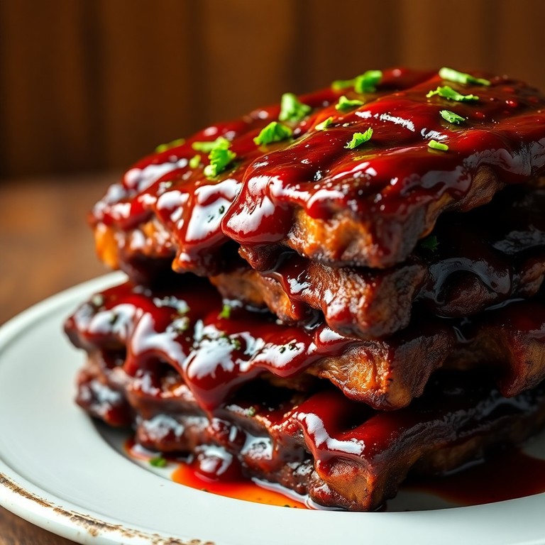 Costillas de Cerdo en Salsa BBQ Rápida (30 Minutos)