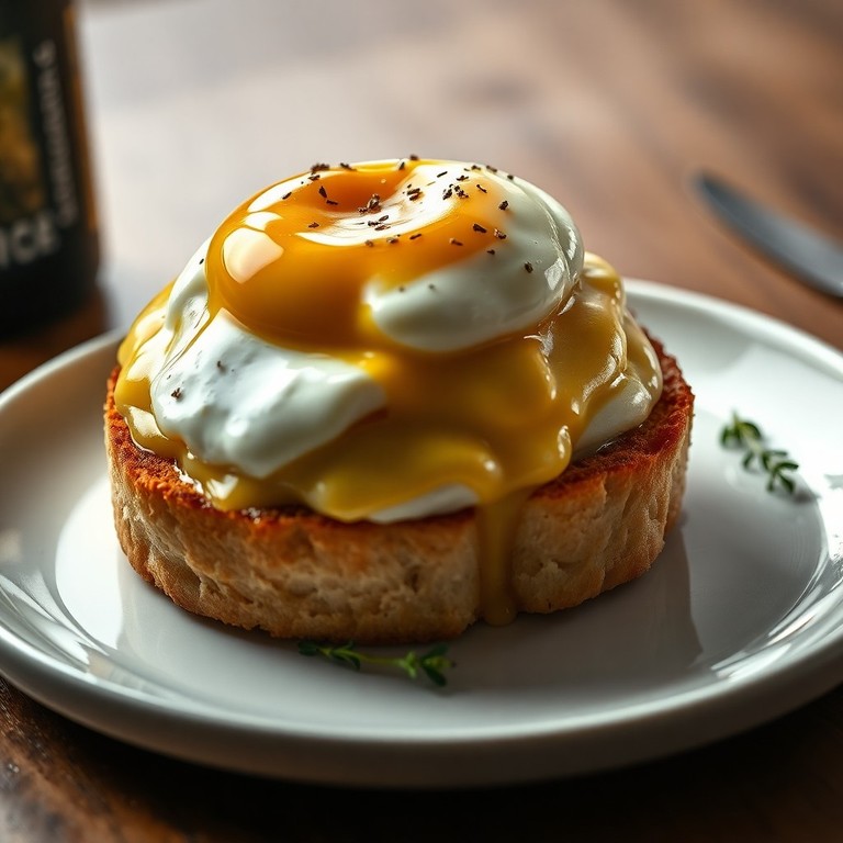 Croque Madame Revisité au Fromage de Chèvre et Sauce Béchamel au Thym