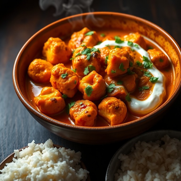 Blumenkohl Tikka Masala im Ofen gebacken