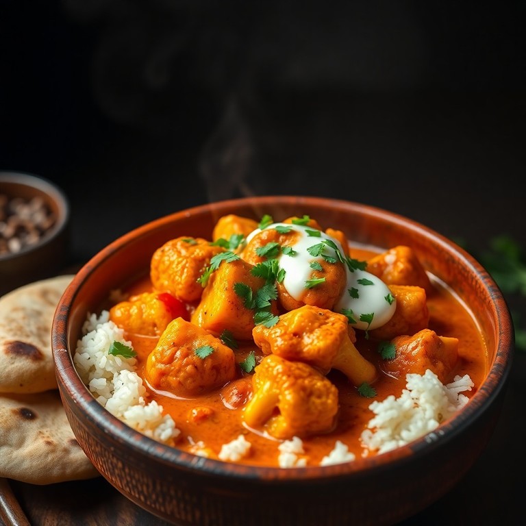 Veganes Blumenkohl-Kartoffel-Tikka-Masala