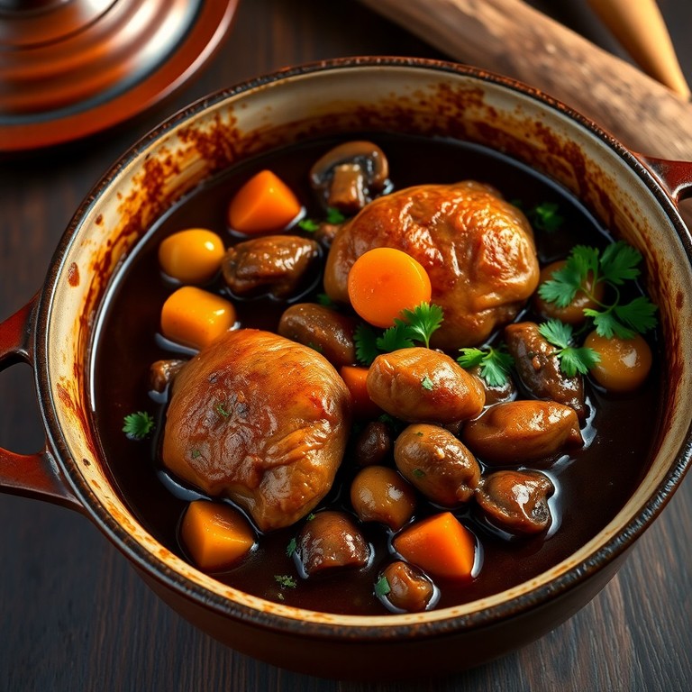 Poulet Bourguignon Traditionnel