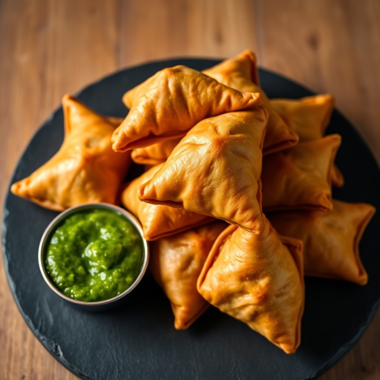 Mini Samoussas au Poulet Croustillants à l'Airfryer