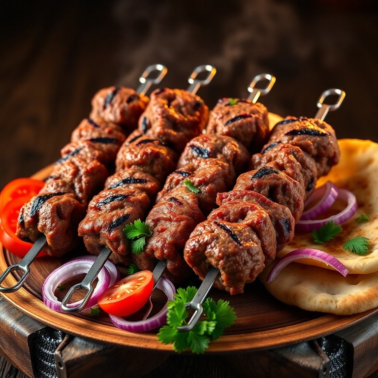 Kebab de Cordero Adana (Estilo Turco)