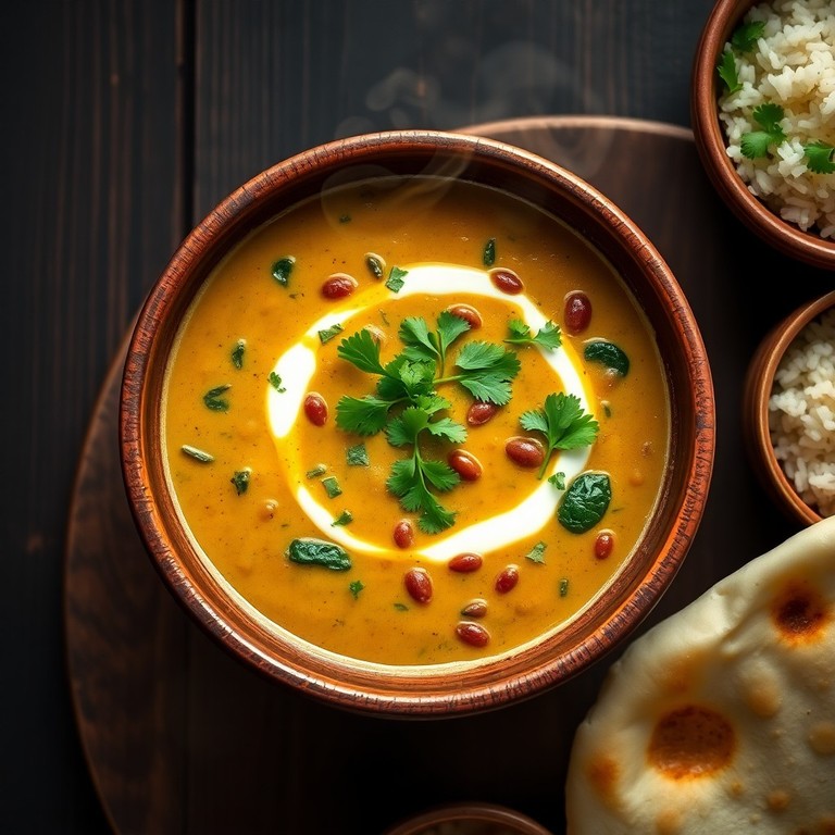 Indischer Spinat-Linsen-Eintopf (Slow Cooker Dal)