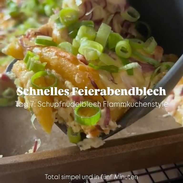 Schupfnudelblech Flammkuchenstyle