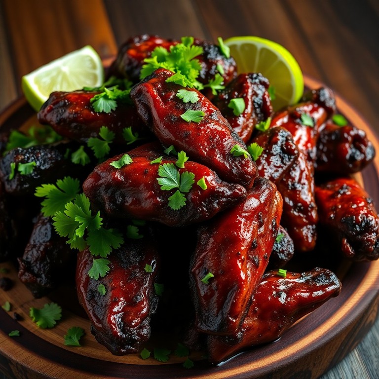 Smoky Caribbean Jerk Chicken Wings