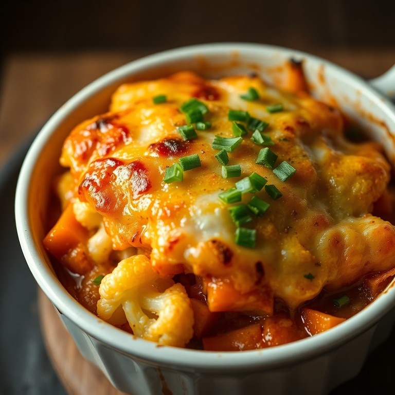 Snelle Bloemkool-Gehakt Ovenschotel uit de Airfryer