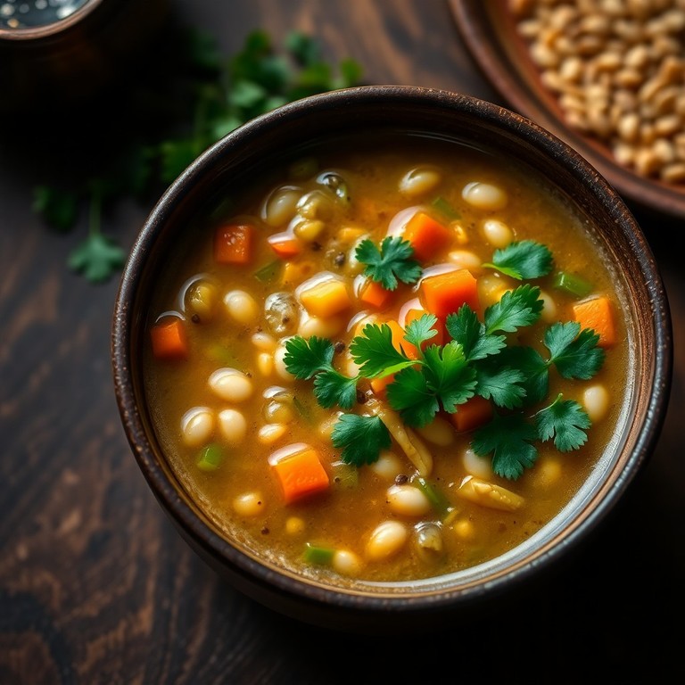 Würzige Asiatische Mungbohnen-Suppe mit Miso und Vorkoch-Technik