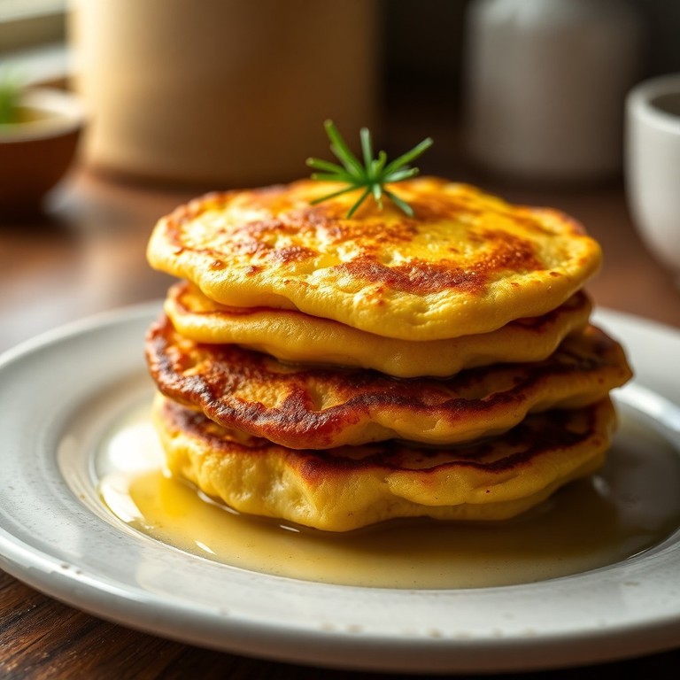 Panquecas Salgadas de Queijo e Trigo (Na Frigideira ou Air Fryer)