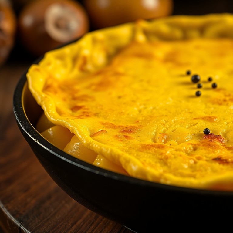 Omelete Cremoso de Batata e Cebola (Feito na Frigideira)