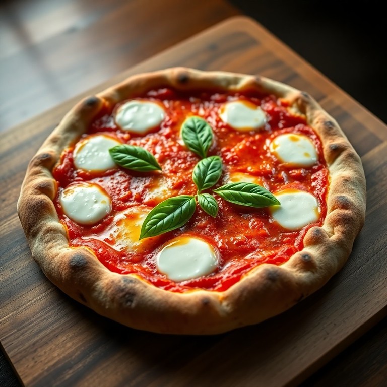 Pizza Margherita Casera Clásica