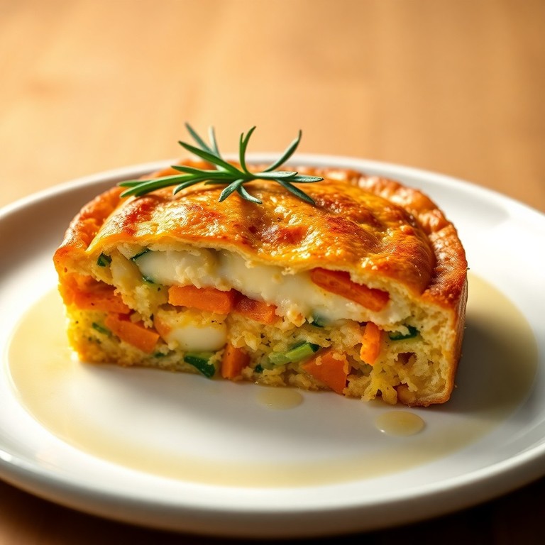 Tortino di Verdure al Forno con Cuore Cremoso di Philadelphia