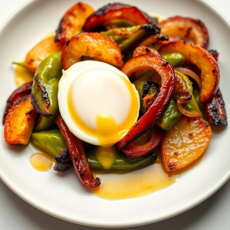 Ensalada Templada de Claras y Verduras Asadas
