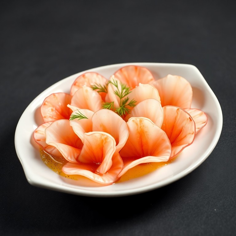 Carpaccio de Homard, Citron Vert et Aneth