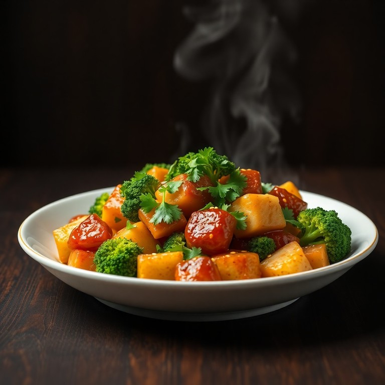 Hurtig Kylling- og Broccoliwok med Kartofler