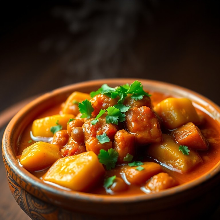 Ragoût d'Igname et Haricots Niébés à l'Ivoirienne