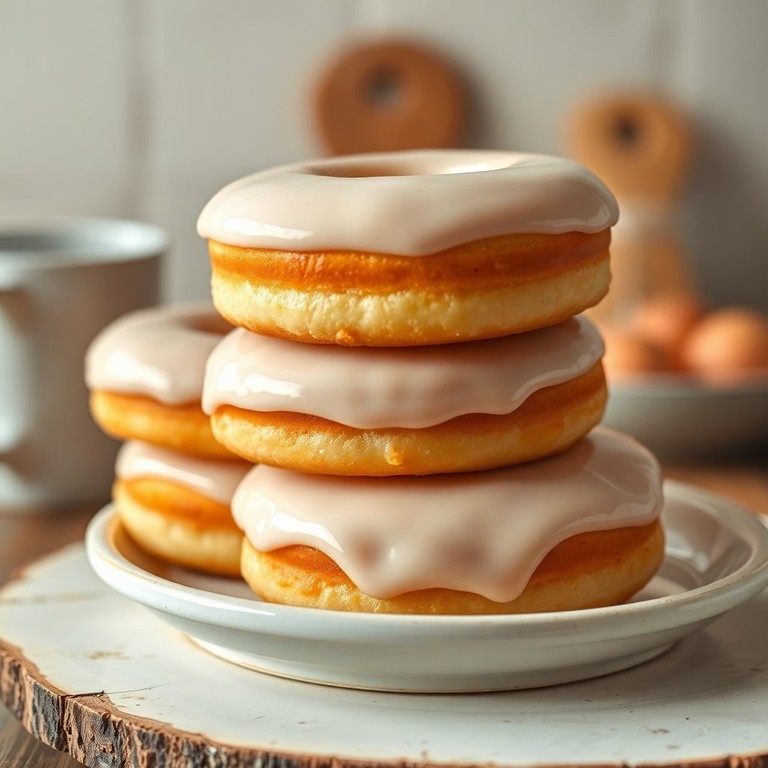 Donuts Clássicos de Baunilha Fofinhos