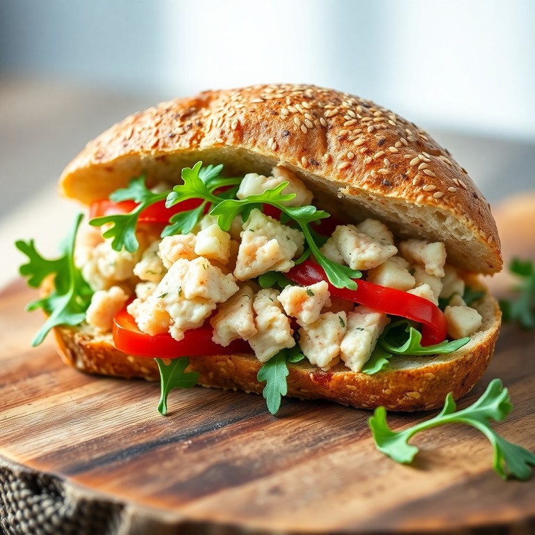 Bocata Mediterráneo de Atún y Queso Fresco Light