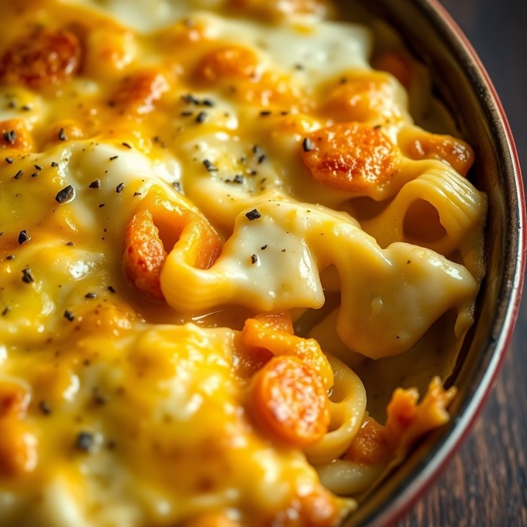 Gratin Crémeux Pâtes Coco-Ail aux Légumes d'Hiver