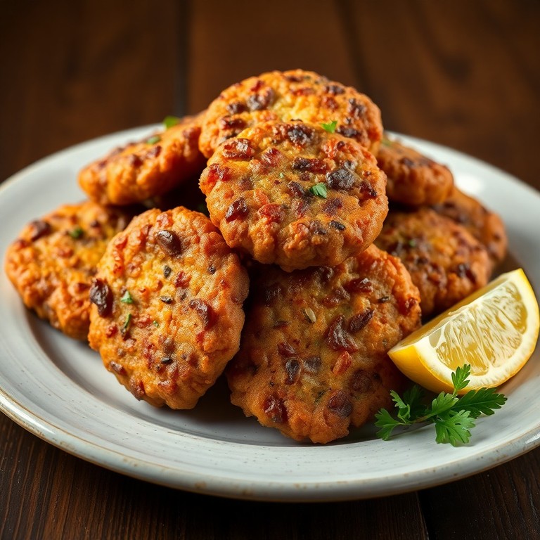 Bolinhos Crocantes de Sardinha e Cebola