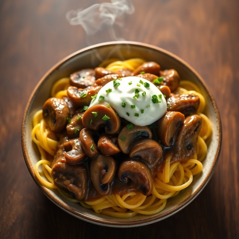 Classic Vegetarian Mushroom Stroganoff