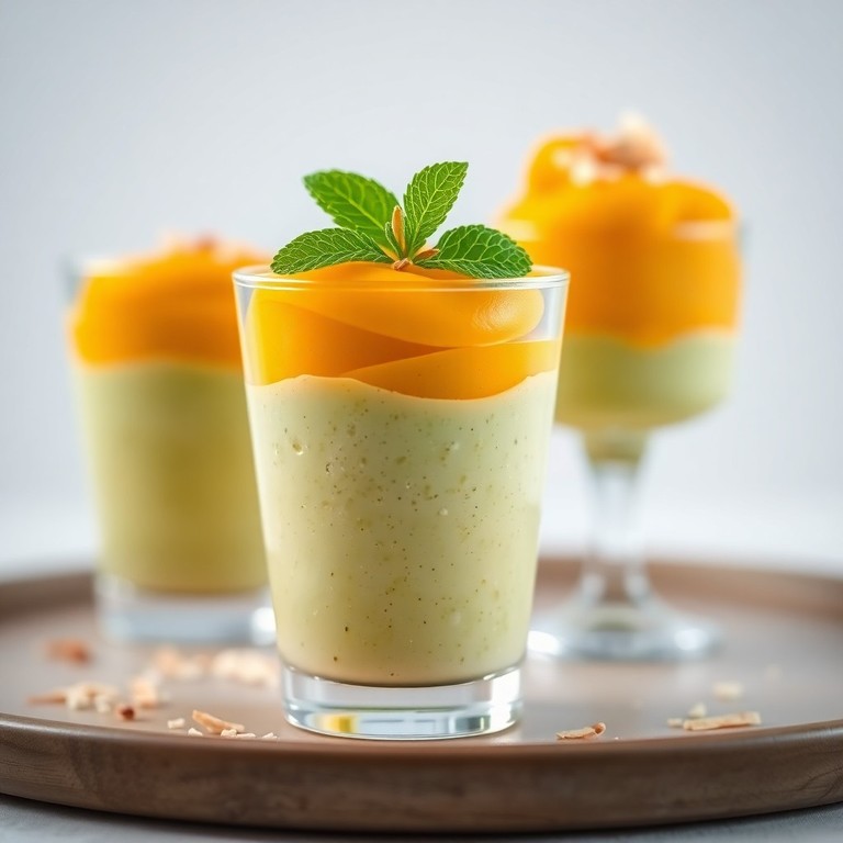 Avocado-Mango-Creme: Cremiges Schichtdessert
