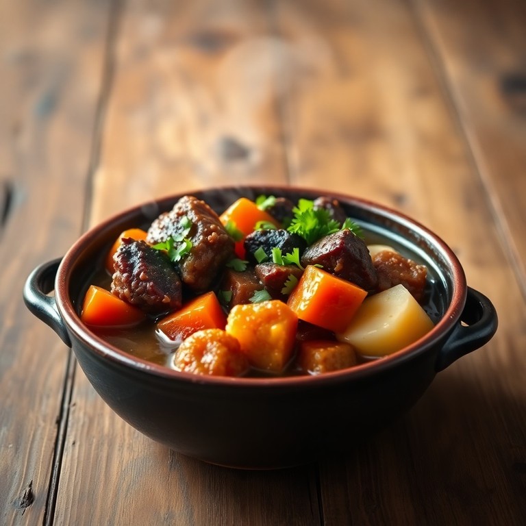 Varmende Elggryte med Rotgrønnsaker