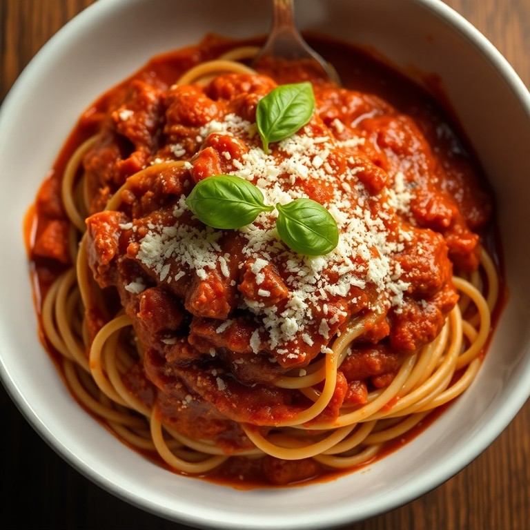 Hearty Traditional Spaghetti Bolognese