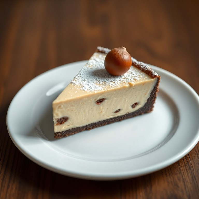 Tarta Cremosa de Castañas y Mascarpone con Base de Galleta