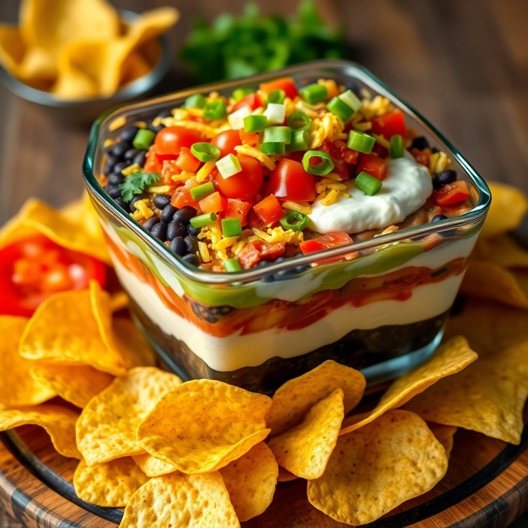 Ultimate Vegan 7-Layer Dip
