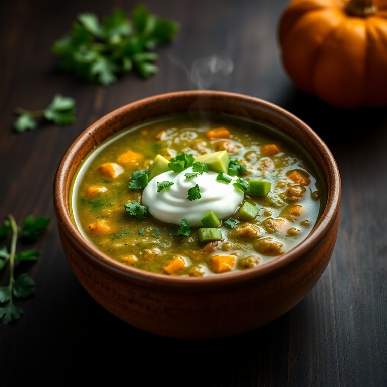Hearty Pumpkin Chili Verde