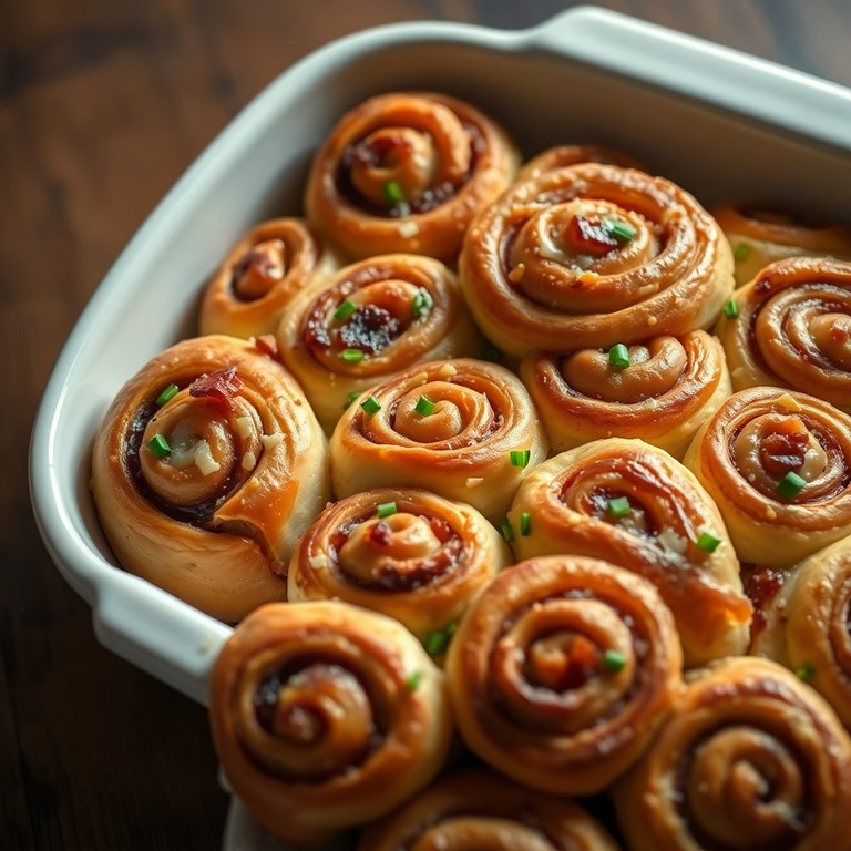 Gourmet Savory Bacon, Cheddar, and Herb Rolls