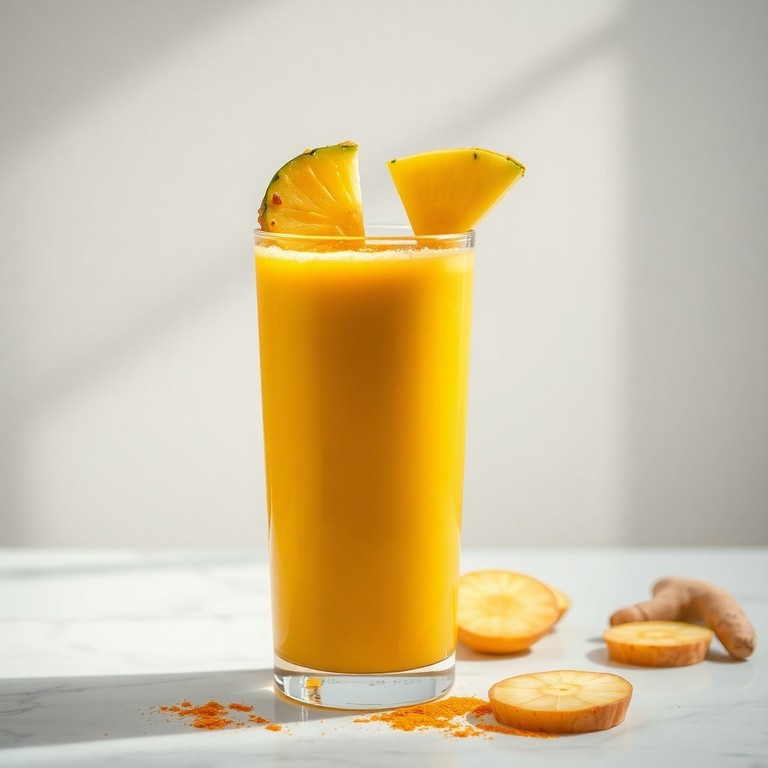 Invigorating Pineapple Ginger Zing Smoothie