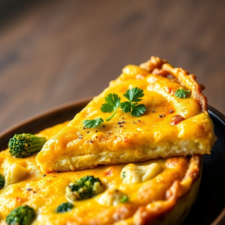 Frittata Vegana di Porri, Broccoli e Cavolfiore