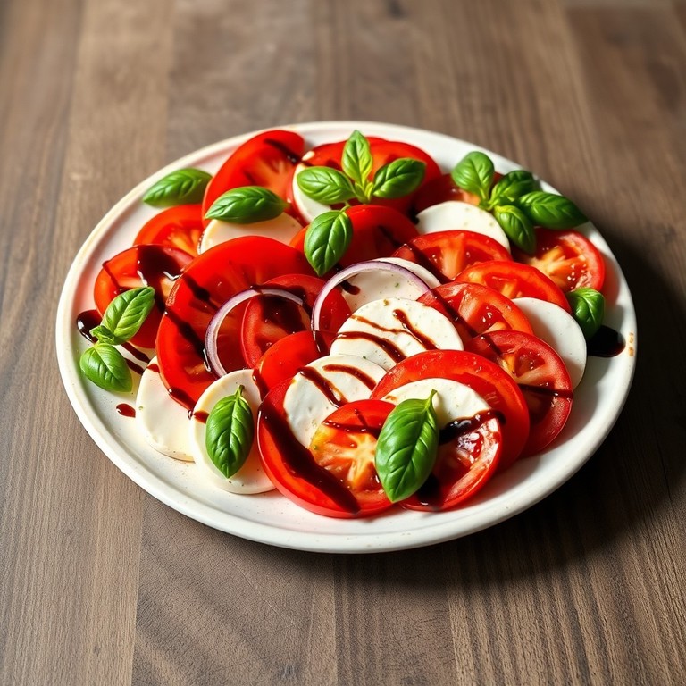 Классический Салат Капрезе с Ароматом Чеснока