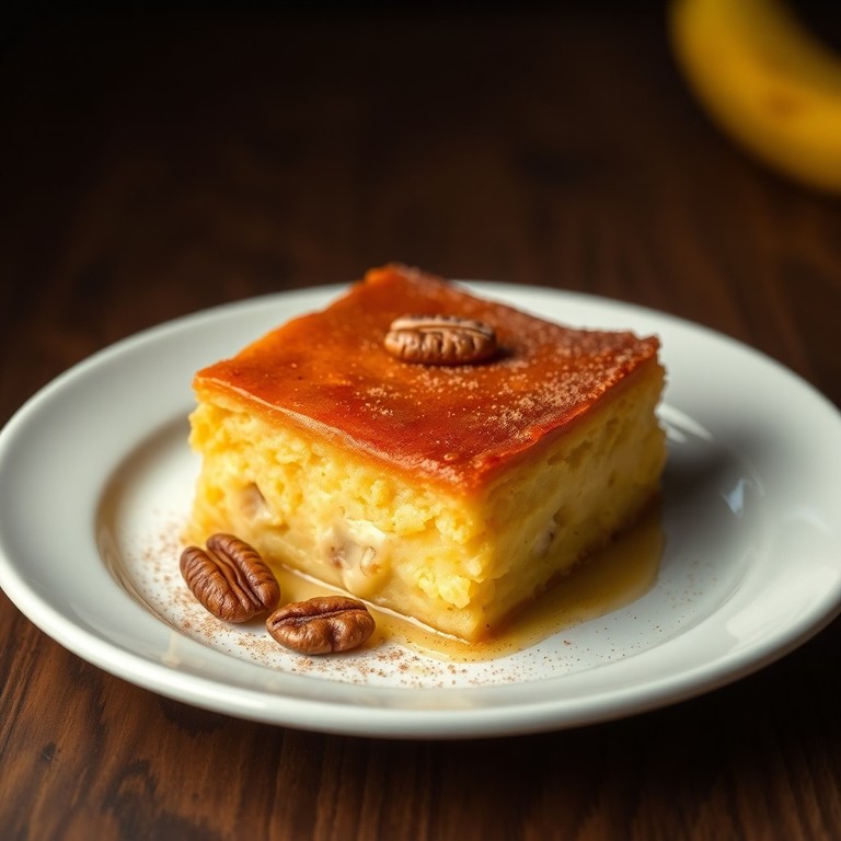 Pastel de Plátano y Huevo al Horno (Flan Rústico de Plátano)