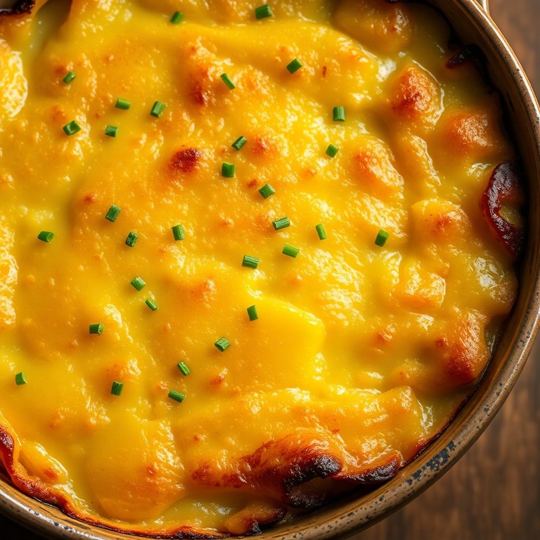 Klassisches Kartoffelgratin mit Knusprigem Boden