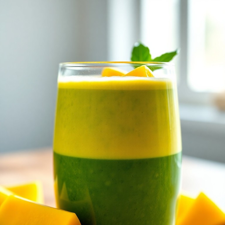 Bananen-Mango Spinazie Smoothie