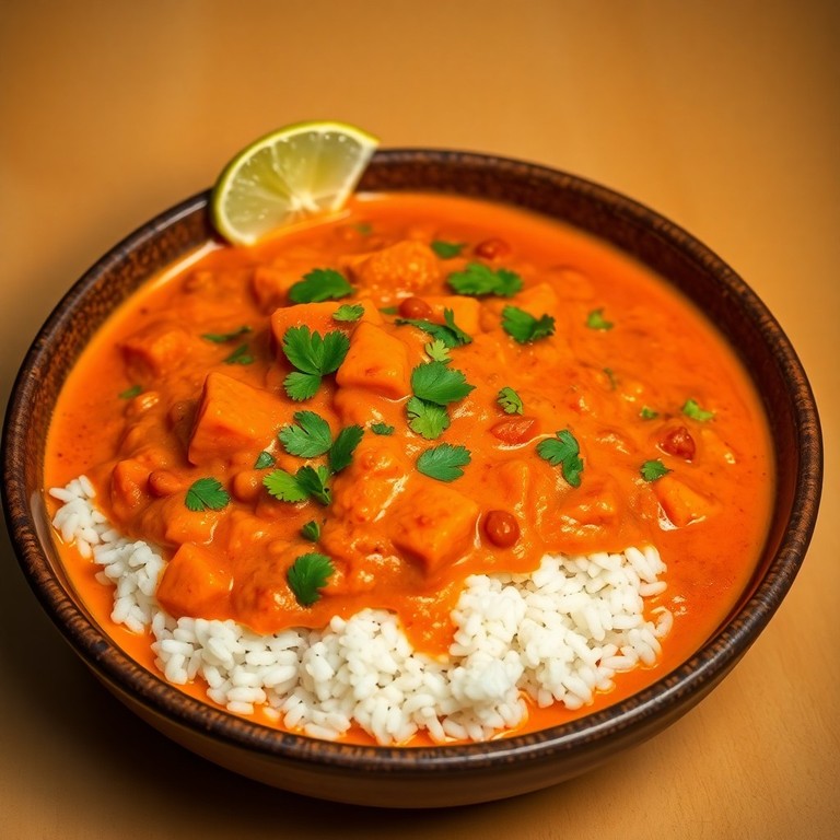 Cremiges Süßkartoffel-Linsen-Curry