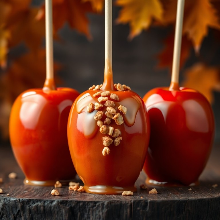 Classic Caramel Apple Pops