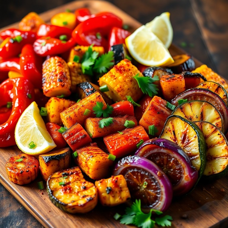 Cajun  Broil veggies