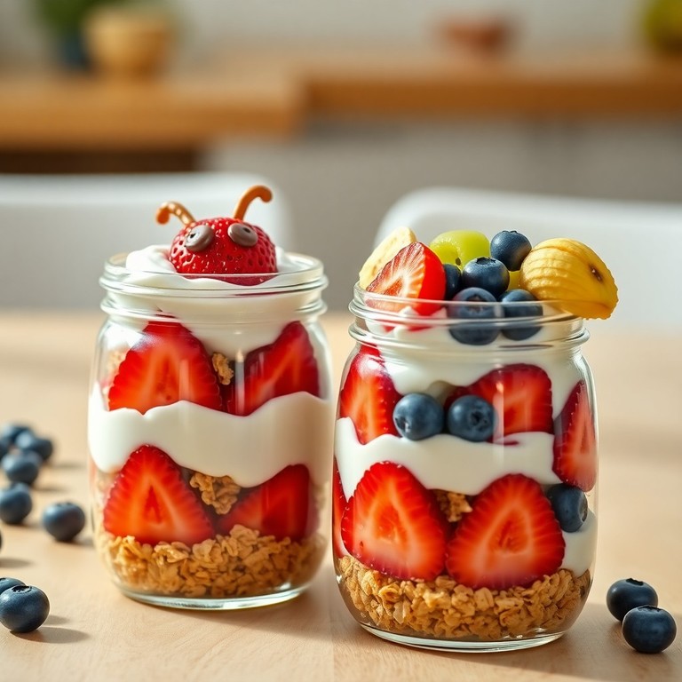 Fruit and Yogurt Parfait Bugs