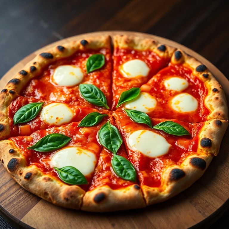 Margherita Pizza with Fresh Basil