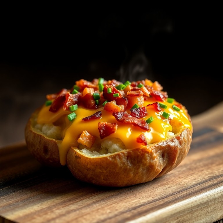 Twice-Baked Potatoes with Bacon and Cheddar