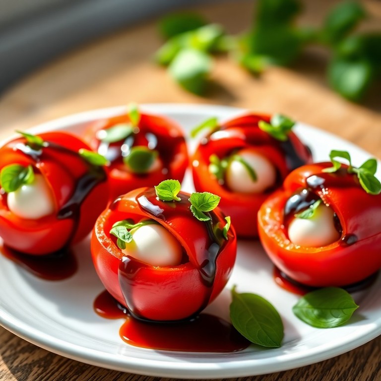 Caprese Stuffed Tomatoes