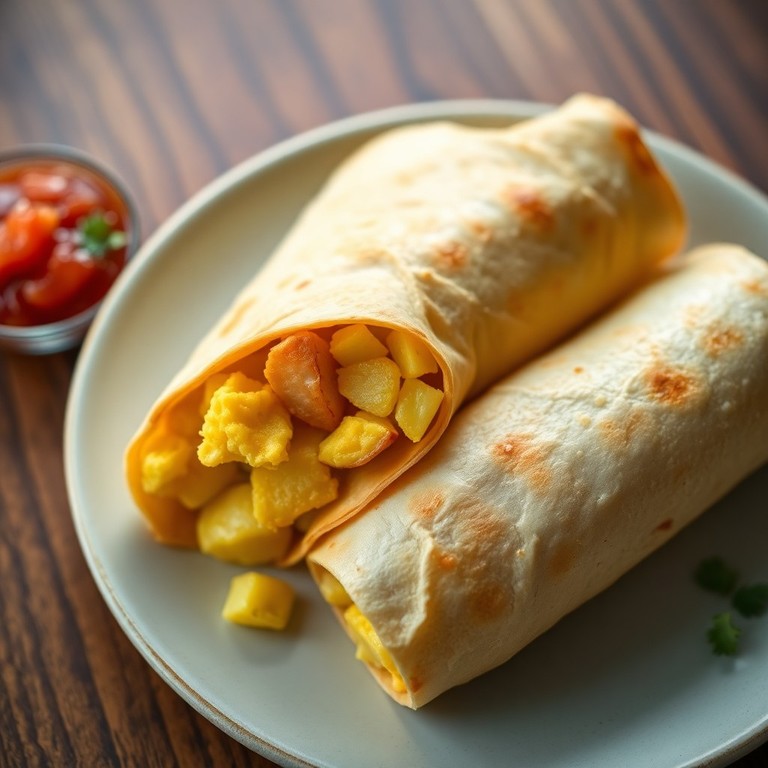 potato and egg shrips