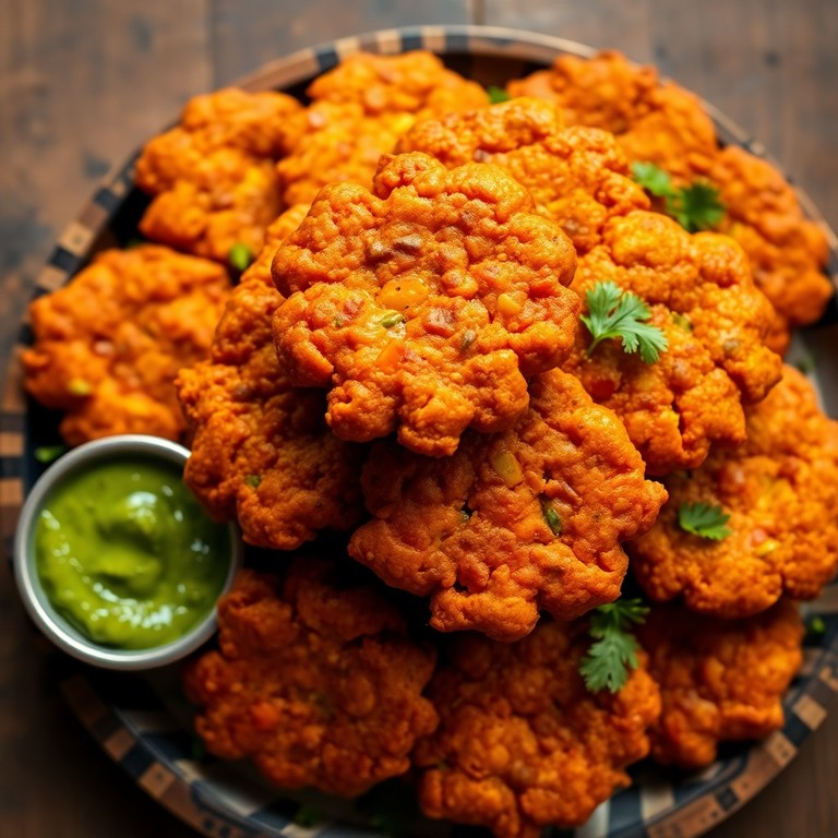 Crispy Spiced Vegetable Fritters (Pakora Style)