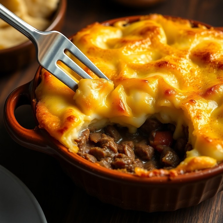 Pastel de Carne con Doble Cobertura Gratinada